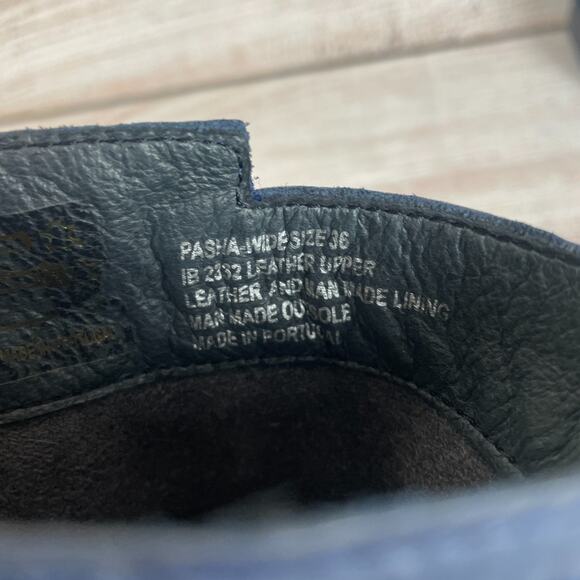 Miz Mooz Pasha Wide Womens Sz EU 36 US 5.5-6 Ankle Boots Navy BLue - Picture 10 of 11